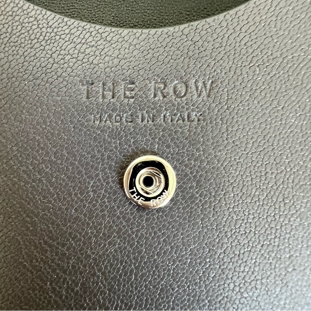 NWT The Row Leather Travel Pouch in Cold Grey / Gray - Picture 7 of 10